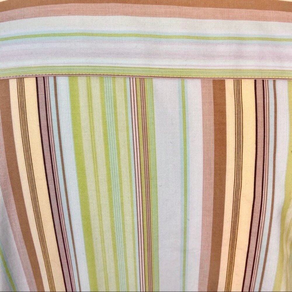 Pendleton Blue Green Yellow Stripe Button Shirt 18 - image 3